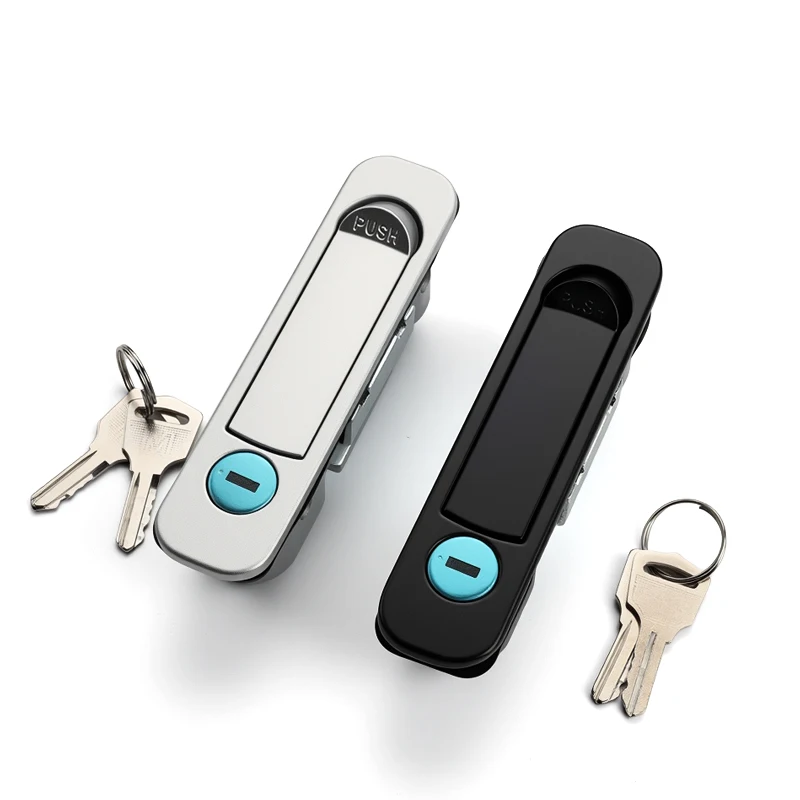 

MS737 Electric Cabinet Panel Pop up Lock Push Button Flush Swing Door Cam Lock Mechanical Door Instrument Cabinet Industrial