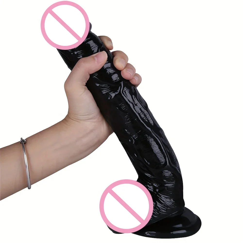 Gode réaliste pour femme, 11 pouces, 28cm, coq, jouets sexuels anaux, énorme faux pénis avec ventouse, flexible, point G, arbre incurvé et boule