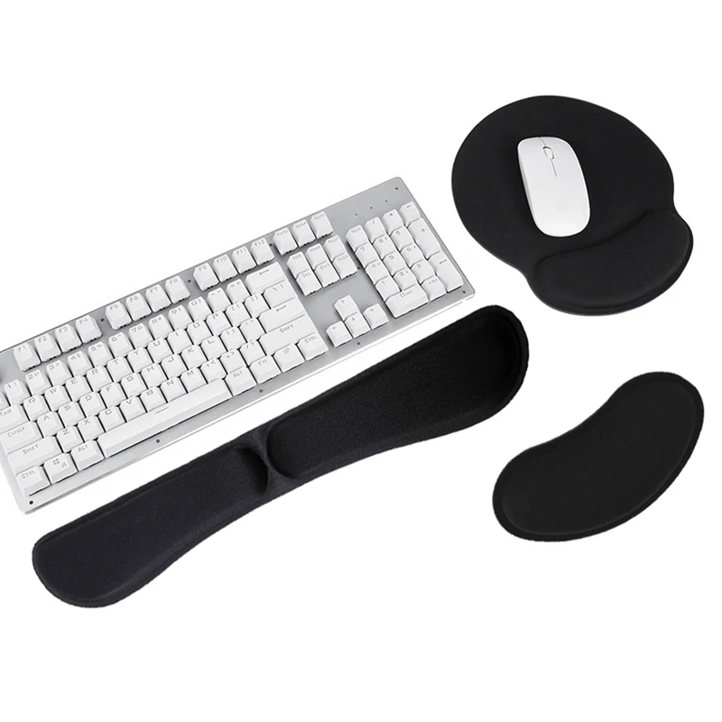 1pc Wrist Rest Pad Keyboard Pad Ergonomic Support Pad Foldable Typing Keyboard Wrist Rest And Pad Set For Computer Laptop Office