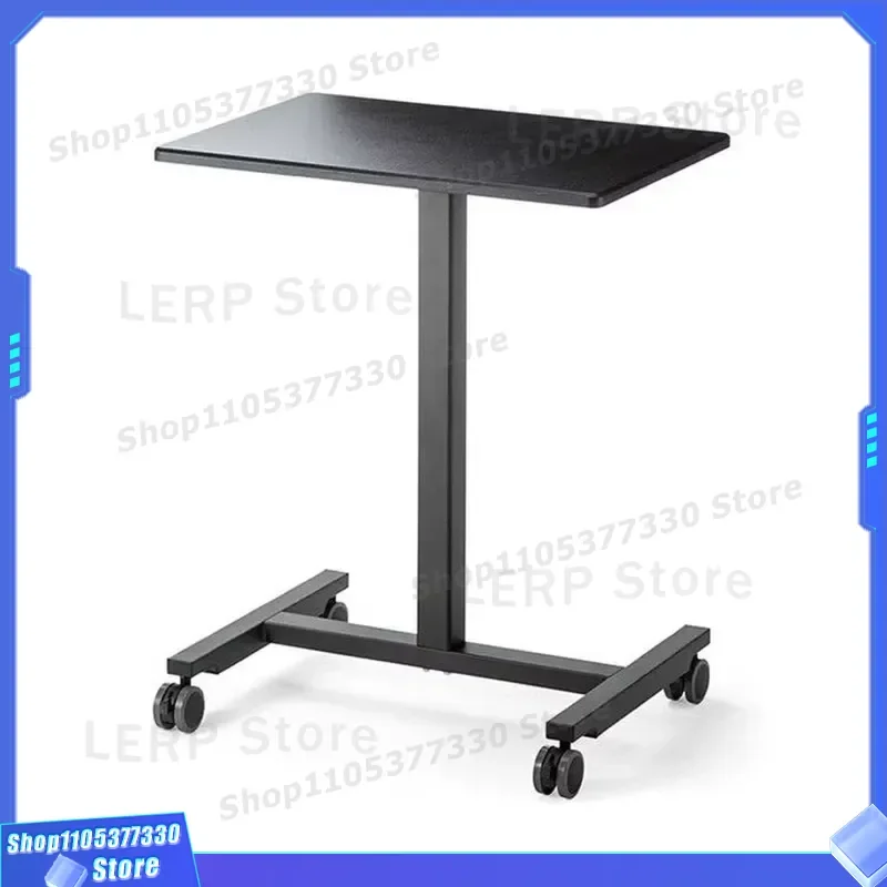 Adjustable Height Standing Desk with Pneumatic Lift Modern Intelligent Design Movable Laptop Stand for Office Ergonomic