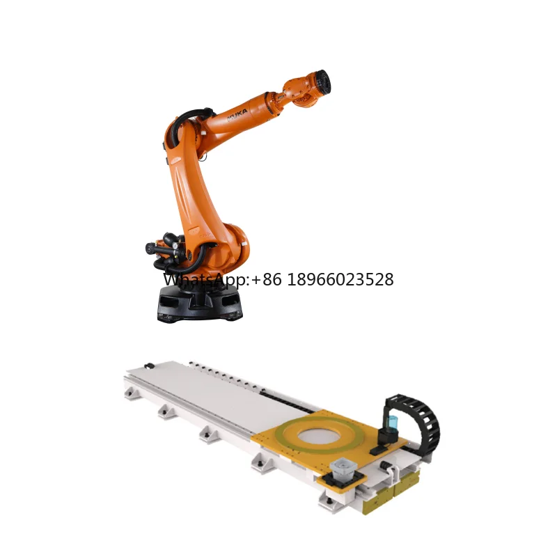 KUKA KR210 R2700 6 Axis Industrial Robot With Linear Rail For Pick And Place