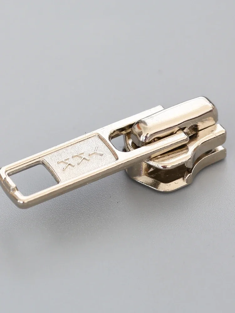 Special Genuine YKK5 Self-locking DA Slider Gold Copper Silver Ancient Silver Code Zipper Handmade Leather Accessories