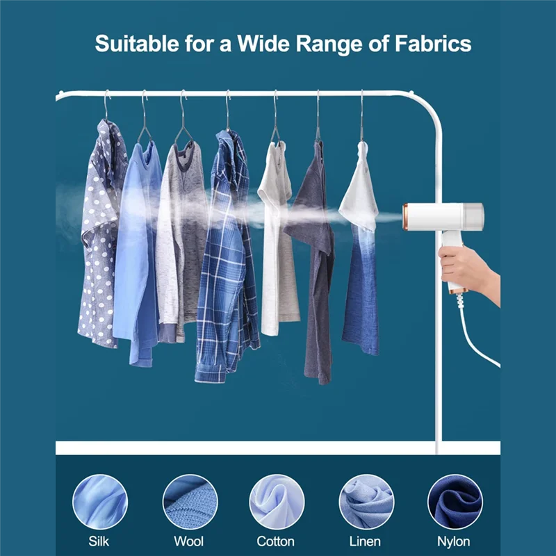 

Versatile 1 PCS Steamer For Clothes Fast Heat-Up Garment Steam Iron For Clothes Removes Wrinkle US Plug