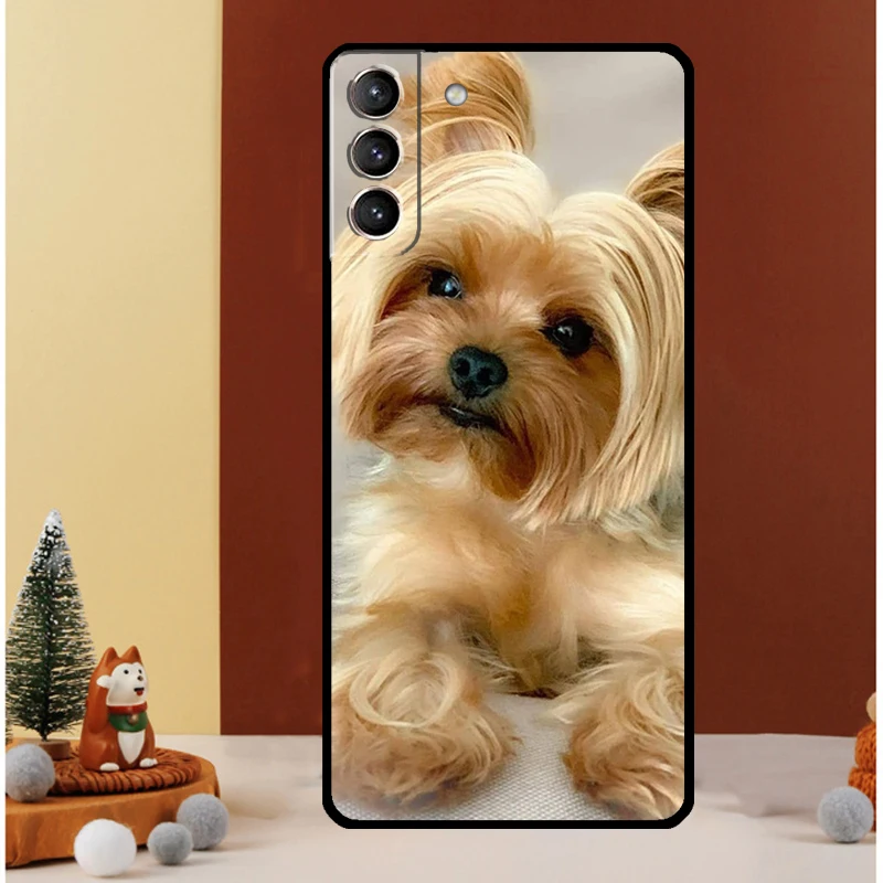 Yorkshire Terrier Dog Case For Samsung Galaxy S24 Ultra S23 S22 S21 S20 FE Note 20 S8 S9 S10 Note 10 Plus Cover