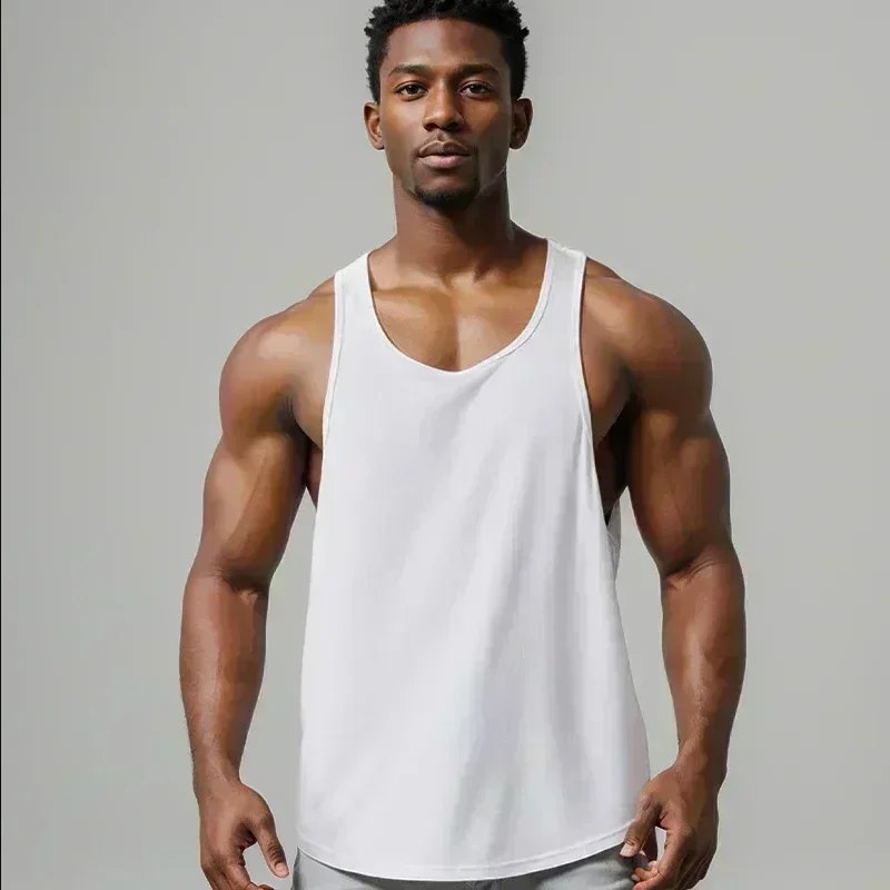 ACDC باند روك بلا أكمام تي شيرت الرجال فضفاض سترة بلا أكمام الشارع الأوروبية والأمريكية الثقيلة القطن الخالص سترة