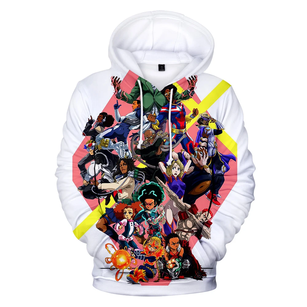 The Boondocks Hoodies 3D Long Sleeve Sweatshirt Men\'s Hoodie Women Casual Harajuku Streetwear Unisex Oversized Clothes