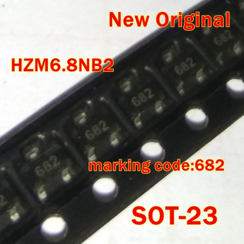 

HZM6.8NB2TL-E HZM6.8NB2TR-E HZM6.8NB2 SOT23 6.8V 0.2W SILICON UNIDIRECTIONAL VOLTAGE REGULATOR DIODE marking code 682