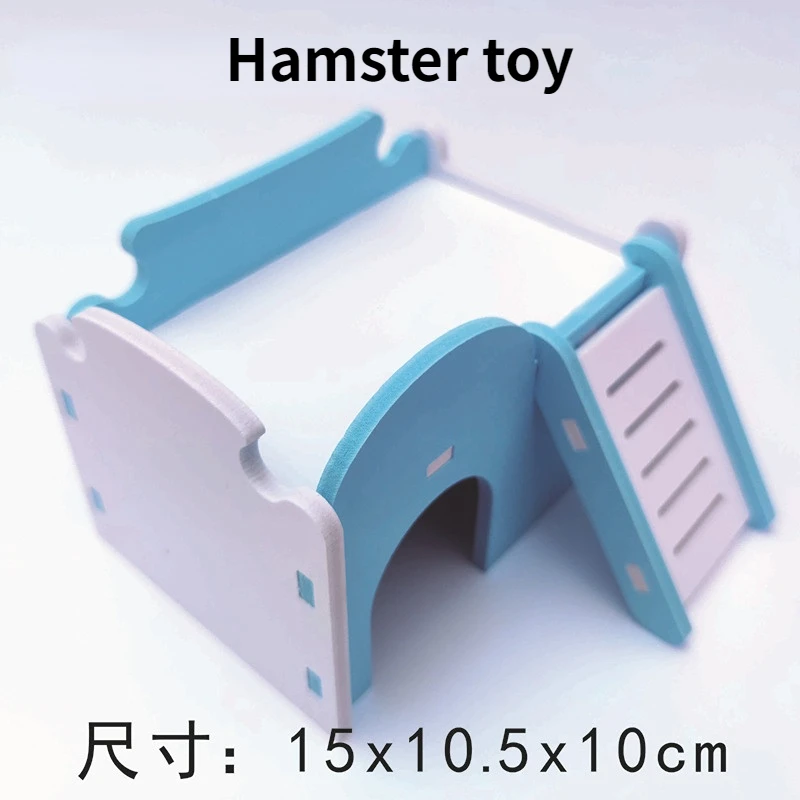 Various styles Pet Hamster Toys Wooden Rainbow Bridge Seesaw Swing Toys Small Animal Activity Climb Toy Hamster Cage Accessories