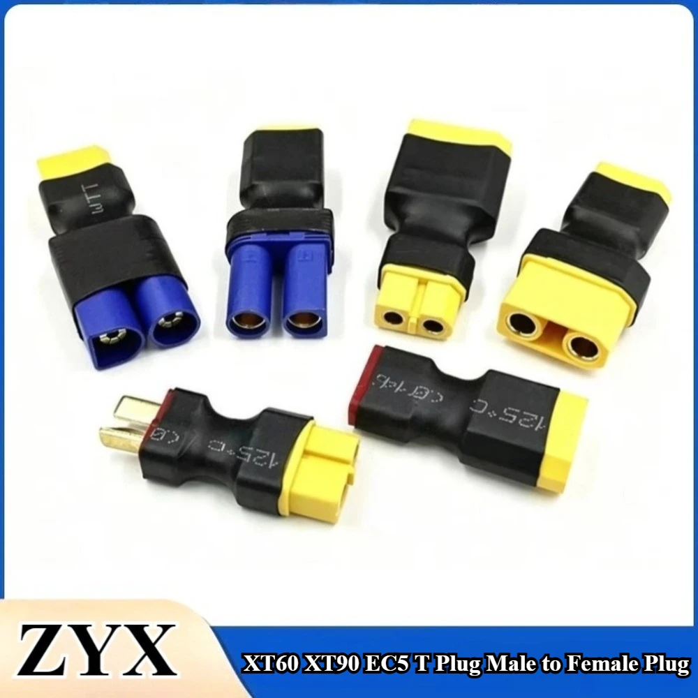 5/10Pcs/lot Adapter XT60 XT90 T Plug EC5 Male To Female Connectors Plug For RC Lipo Battery Control Parts DIY