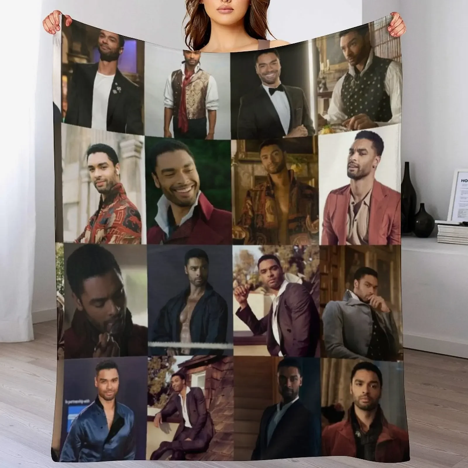 Rege Jean Page Throw Blanket Cozy Warm Blanket for Bed Room Decor