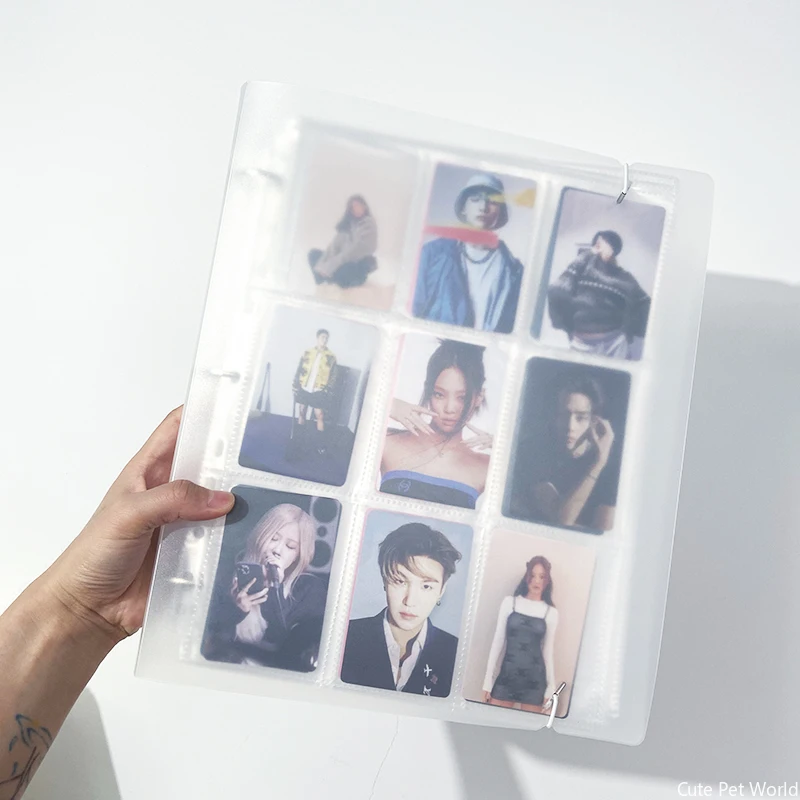 300+ Large Capacity Idol Photo Album Binder 3 Inch Photocard Picture Collect Book Scrapbook Photo Albums Kpop Photo Card Album