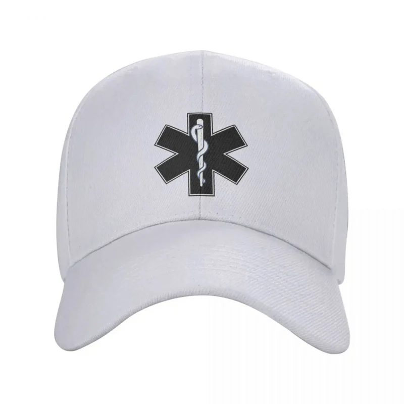 Klasyczny ratownik medyczny gwiazda życia czapka z daszkiem mężczyźni kobiety regulowane Emt Emergency Symbol Dad Hat Performance