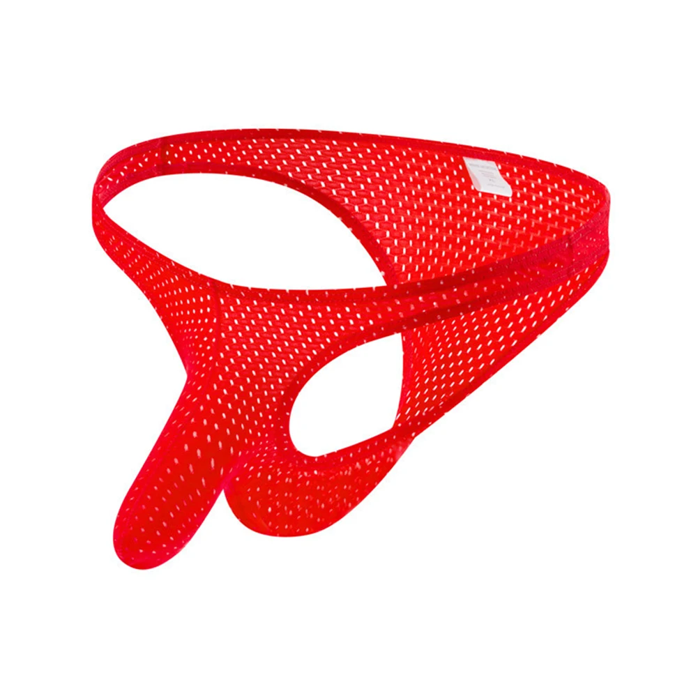 

Популярные мужские сетчатые трусы с низкой посадкой, нижнее белье, удобные дышащие стринги со слоновьим носом, высокое качество, ультра-мягкие стринги-бикини с низкой посадкой