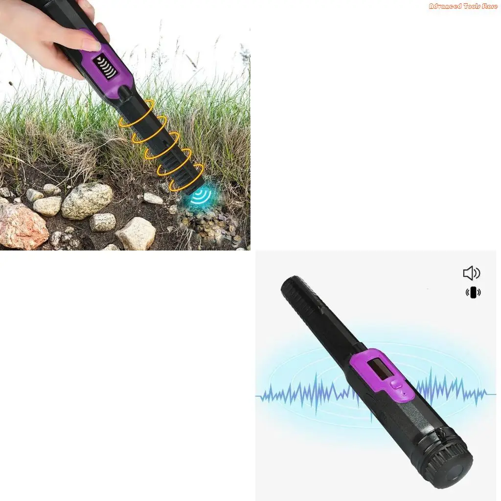 Portable Metal Detector Pinpointer 360 Search Treasure Pinpointing Finder Probe W91B