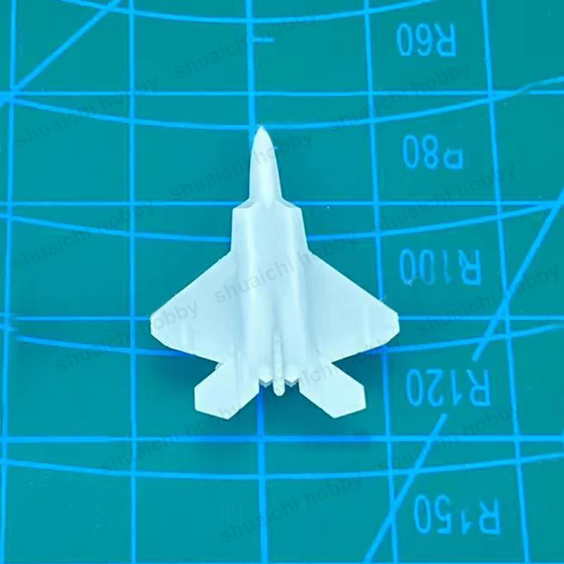 5 قطعة لا معدات الهبوط F-22 رابتور نموذج طائرة قتالية 1/1500 700 350 مقياس الشبح مقاتلة غير مصبوغ الراتنج ديوراما الحلي