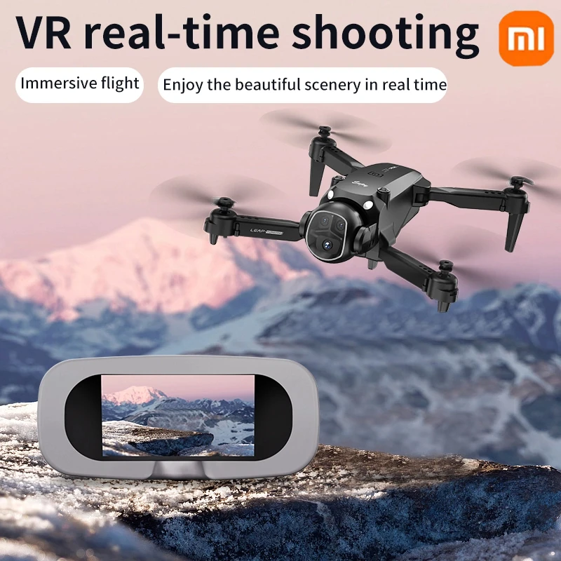 طائرة Xiaomi E4 بدون طيار 8K هوائية عالية الدقة متدرجة ضوء متدفق كاميرا مزدوجة متعددة الاتجاهات لتجنب العوائق محرك بدون فرشاة نظام تحديد المواقع بدون طيار