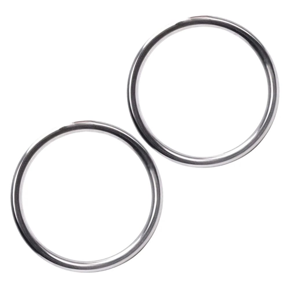 

2 Pcs Wing Steel Rings Stainless Steel Martial Training Equipment for Arm Strength Exercise Fitness Tools Hand