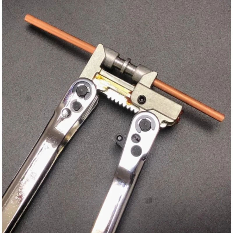 Refrigeration Compression Pliers for Copper Tube, Quick Ring Locking Pliers with Cutter for Repair