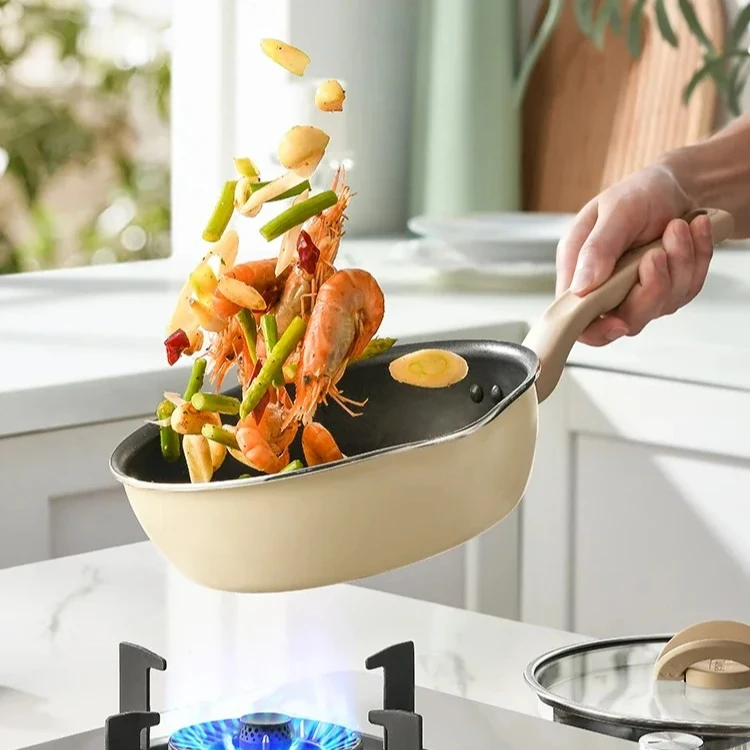 household new Non-stick small frying pan deepened frying pan new style multi-function universal for  steak frying pan