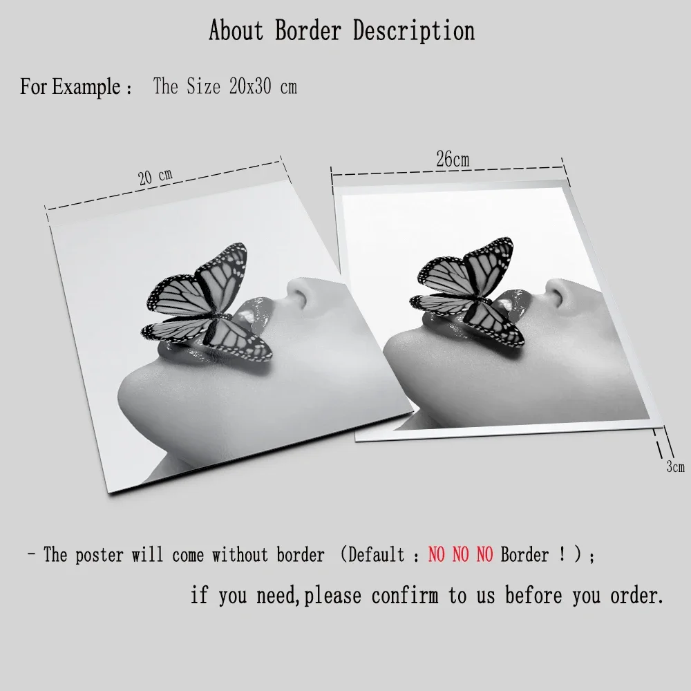 Woman Butterfly Picture Fashion Coco Quotes Girl Wall Art Nordic Posters and Prints Canvas Painting for Living Room Modern Decor