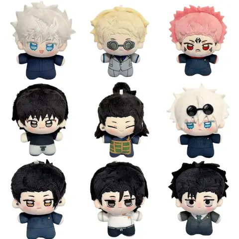 Jujutsu Kaisen Anime Plush Doll 10cm Mini Okkotsu Yuta Hiromi Higuruma Fushiguro Toji Stuffed Figure Cute Pendant Gifts For Fans