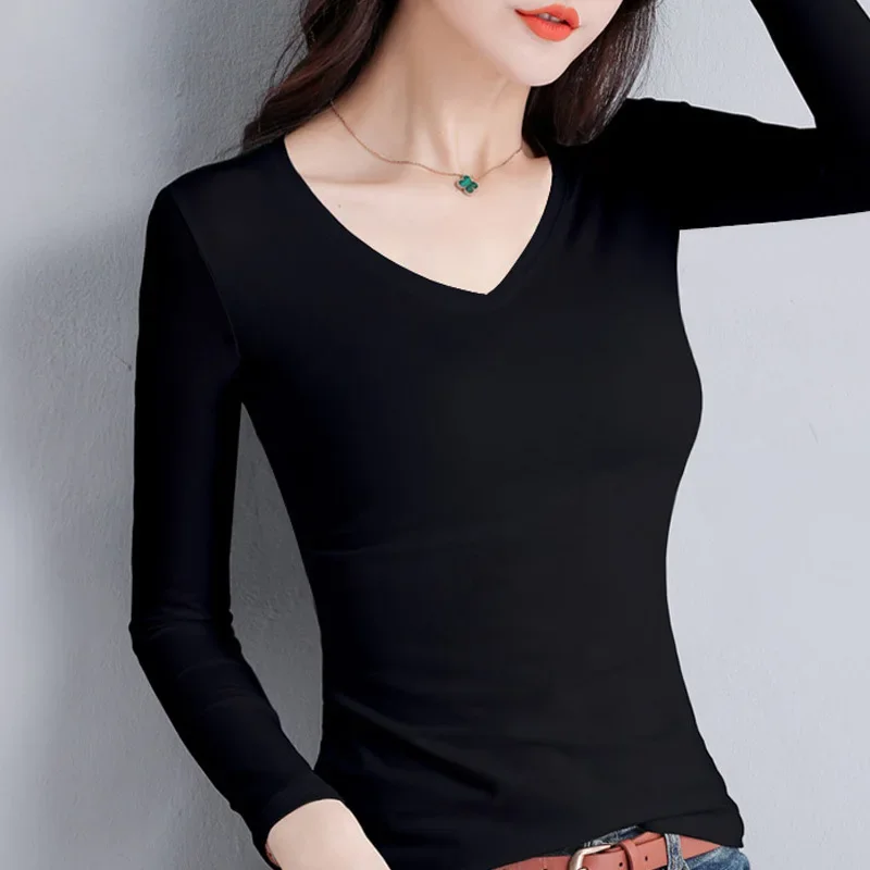 MRMT 2025 Marke Neue frauen T-shirt Langarm Frauen T shirt Frau T-shirts Für Weibliche Dünne Bodenbildung T-shirt Tops tees