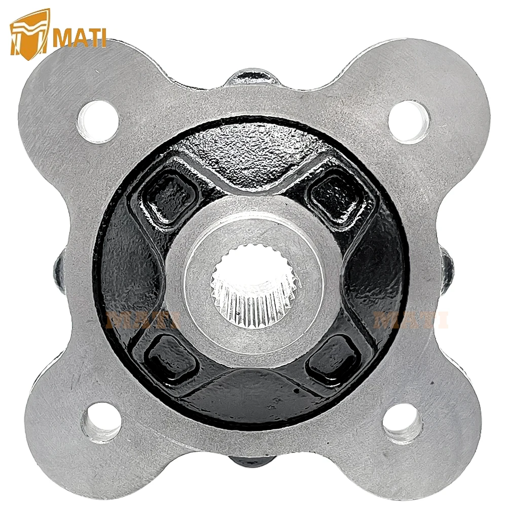 Hub roda belakang mesin hitam untuk Polaris Ranger 900 1000 Diesel HST 570-ukuran penuh brutal GEM-eM1400 M1400-Gas pro-xd