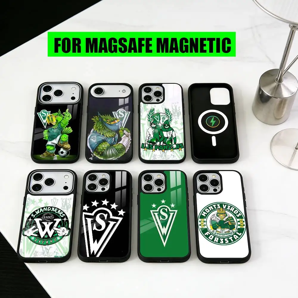 

ART S-Santiago W-Wanderers 1892 es Phone Case For iPhone17,16,15,14,13,12,11 Plus,Pro Magnetic For Magsafe Wireless Charging