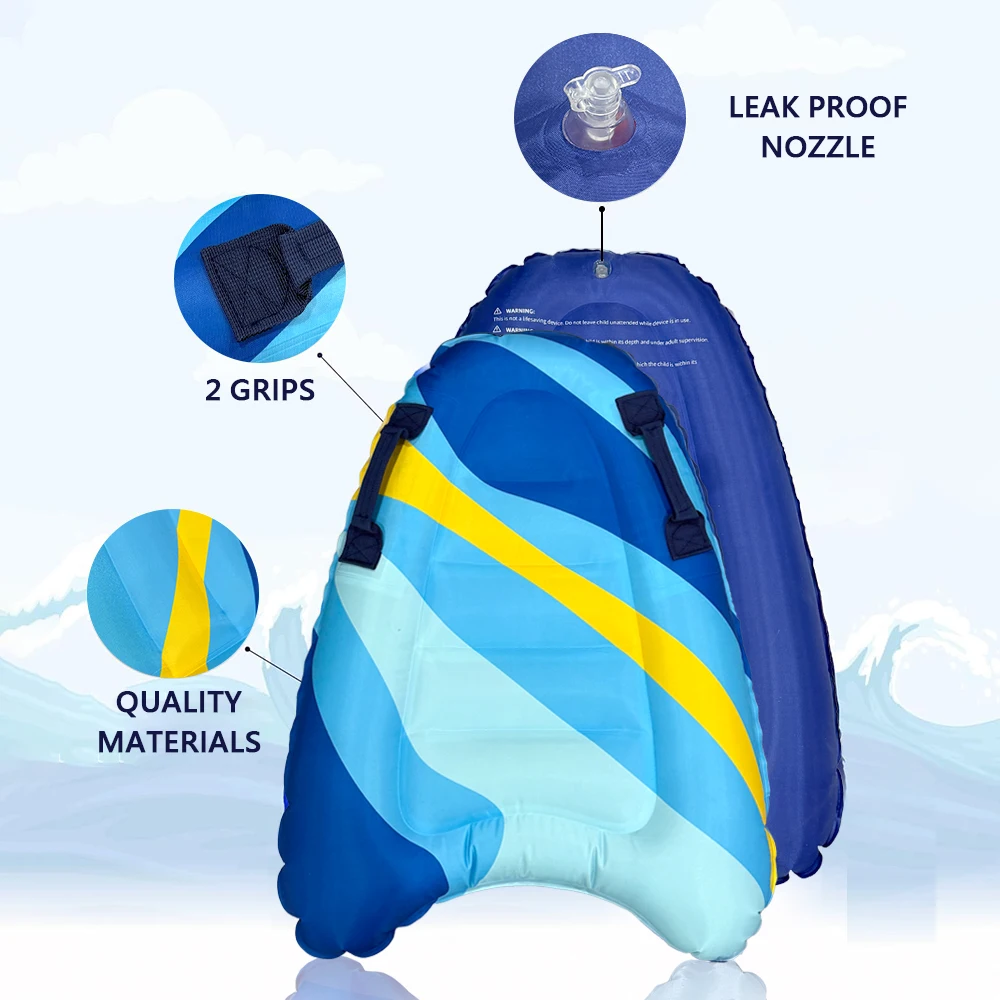 قطعة واحدة من لوح ركوب الأمواج القابل للنفخ مع مقبض للسباحة، لعبة حمام السباحة على الشاطئ، لوح ركوب الأمواج #3