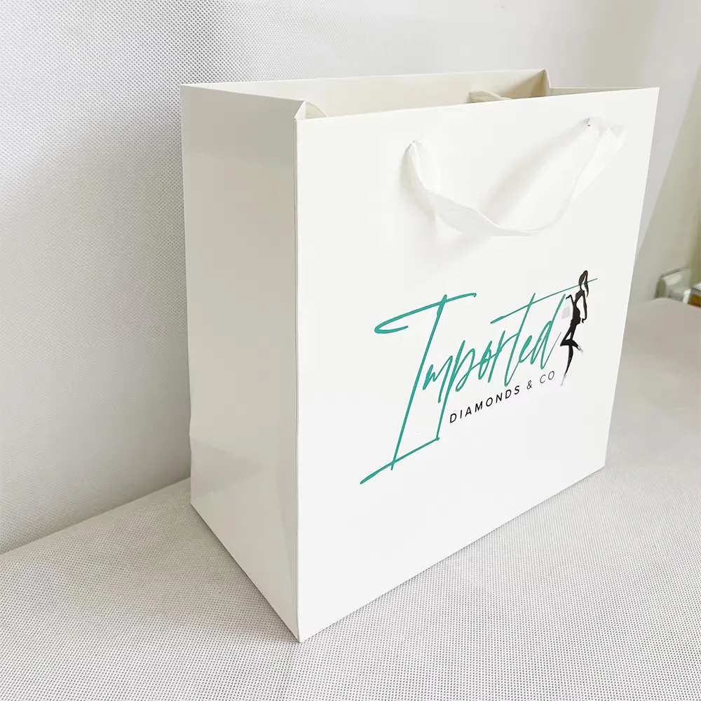 Customize Design Kraft Fancy Shopping Paper Bag Printing Gift Custom OEM Craft Gsm Item Time Industrial Surface Packaging