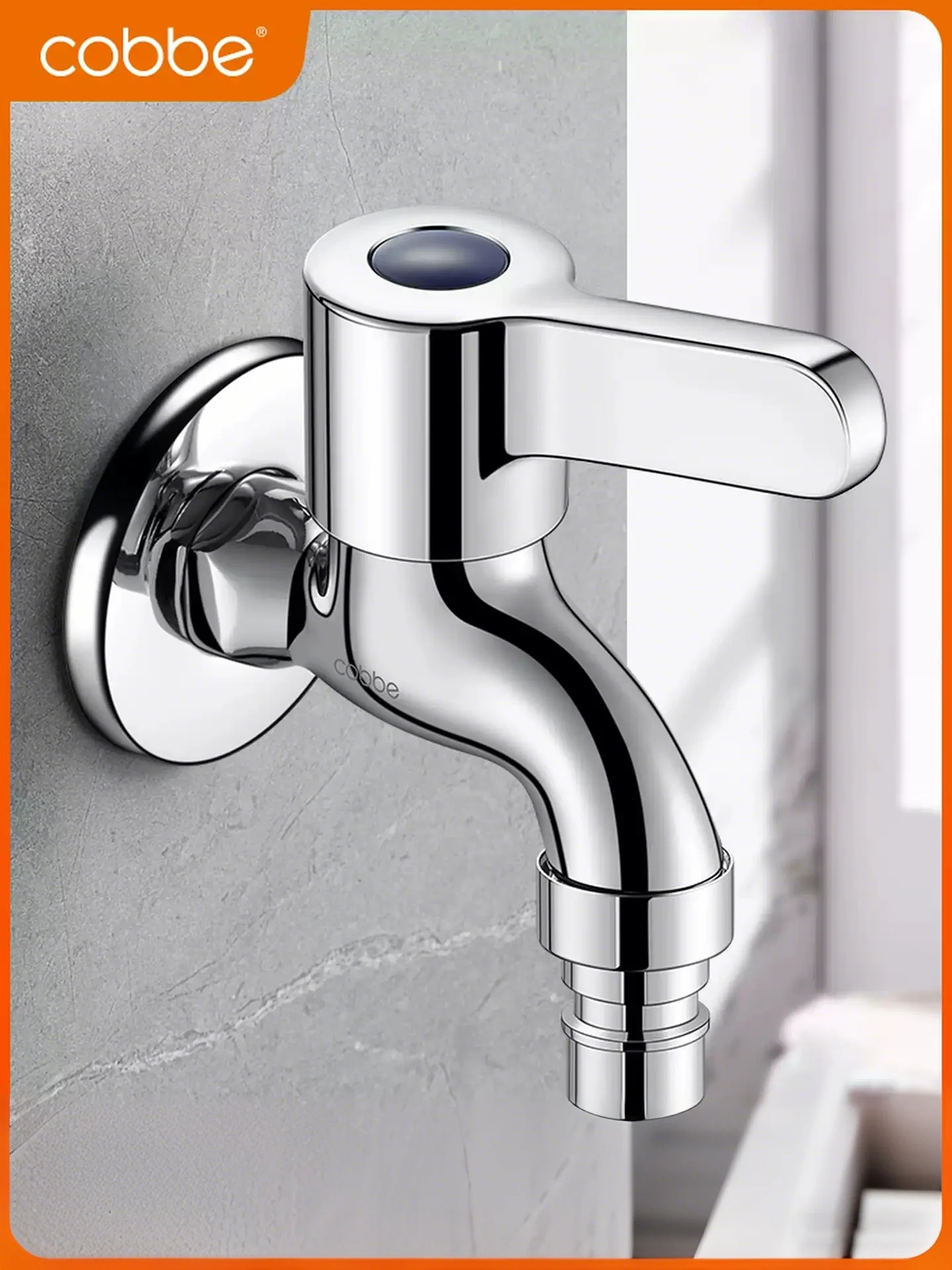 

Solid Brass Washing Machine Faucet, Thickened Explosion-Proof Wall-Mounted Tap, G1/2 Inlet, Leak-Proof Household Laundry Tap