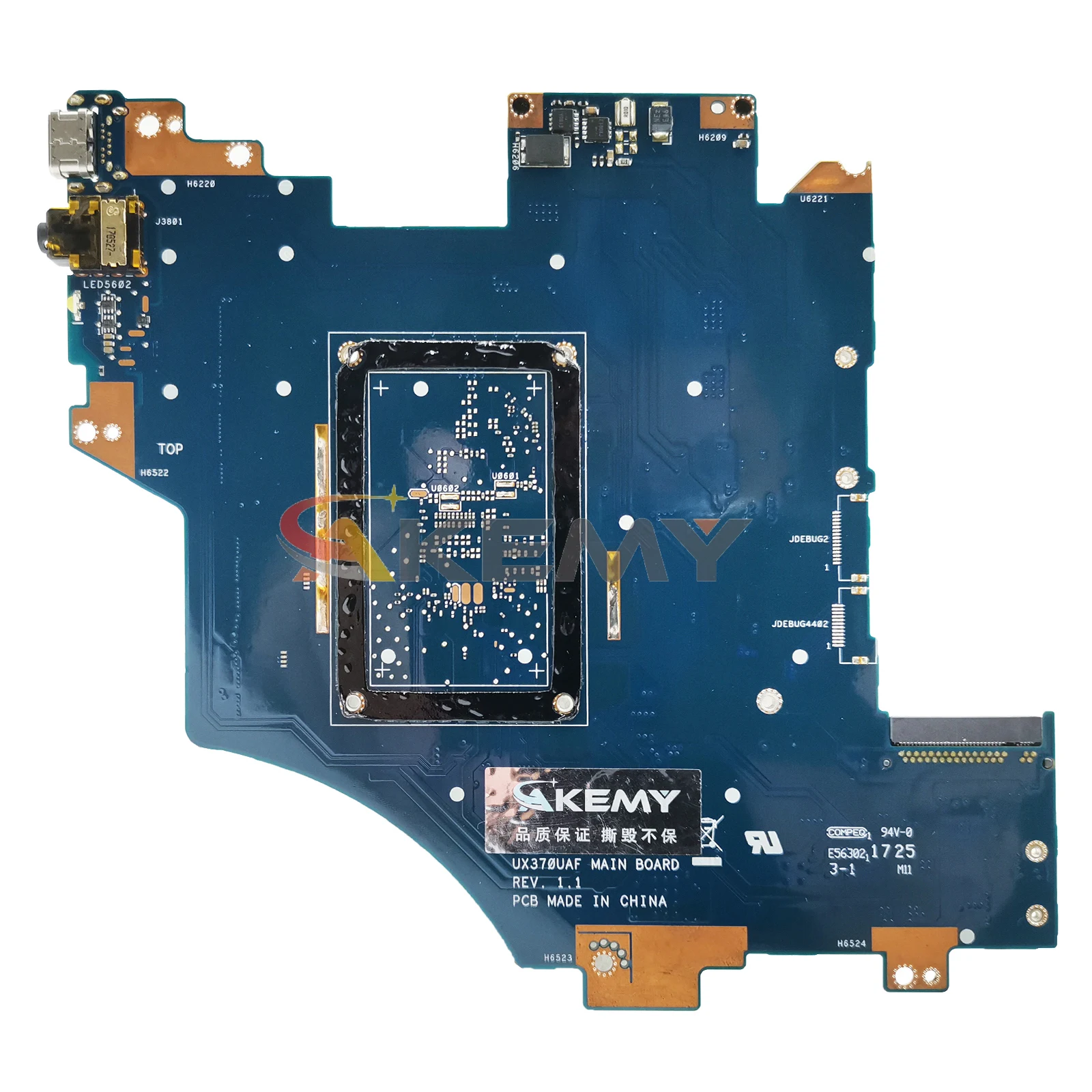 Imagem -02 - Mainboar para Asus Zenbook Aleta s Ux370 Ux370uar Ux370uaf Ux370ua Q325uar Laptop Motherboard i5 i7 7th ou 8th Gen 8g 16g Ux370u