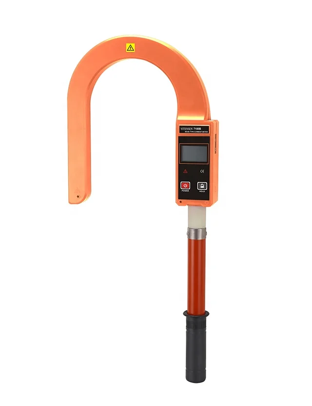

7100B Hook Type High Current Meter Ammeter Multimeter with High Voltage AC Current Measurement Cable Leakage Current Detector