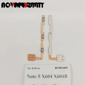 Bilashmart Novaphopat Infinix Note 5 X604 X604B Power On Off Volume Up Down Ribbon Power Button Flex Cable