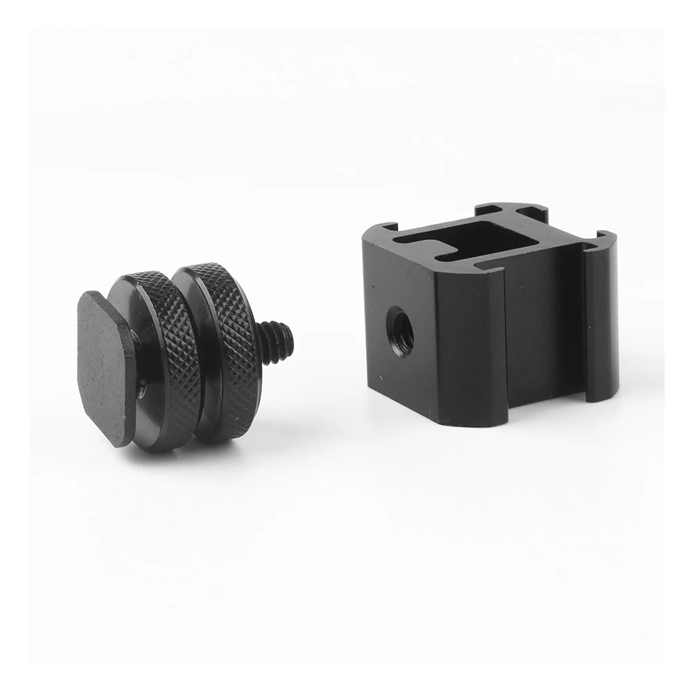 카메라 핫 슈 마운트 트리플 핫 슈, 1/4 인치 어댑터, 3 슈 마운트 어댑터, LED 비디오 라이트 마이크용 온 카메라 마운트