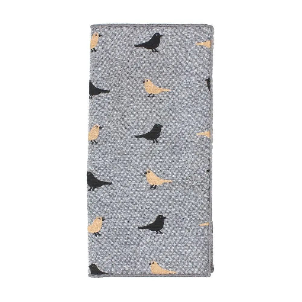 Ricamo floreale modello uccello abito formale fatto a mano accessori abito fazzoletto fazzoletto fazzoletto da taschino per abito da sposa festa