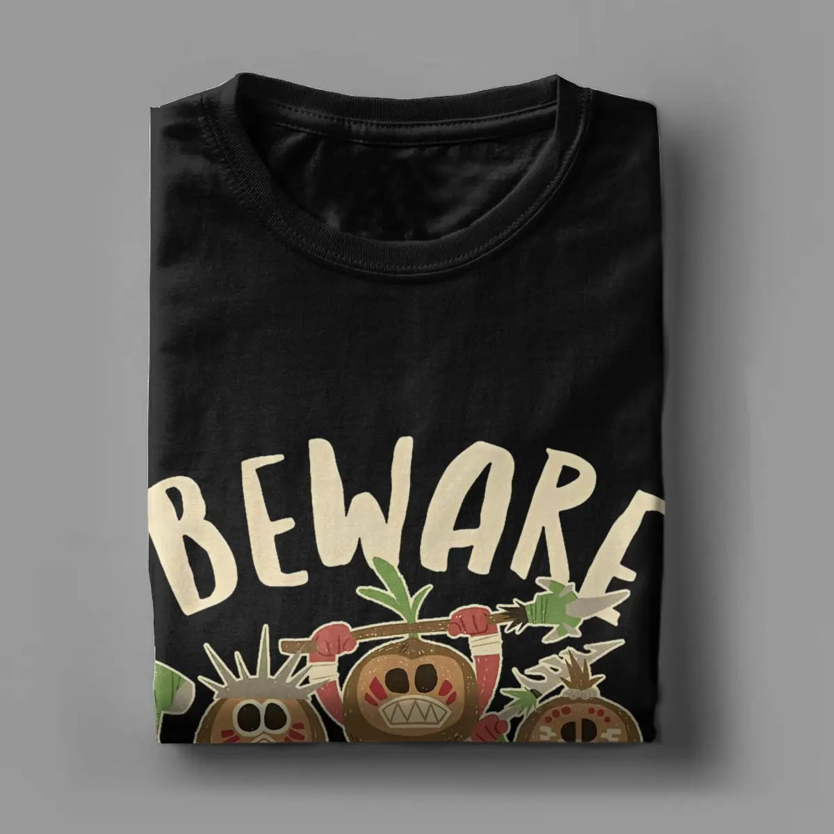 Moana Beware The Kakamora T-Shirt for Men Women Novelty 100% Cotton Tee Shirt O Neck Short Sleeve T Shirts Classic Clothing