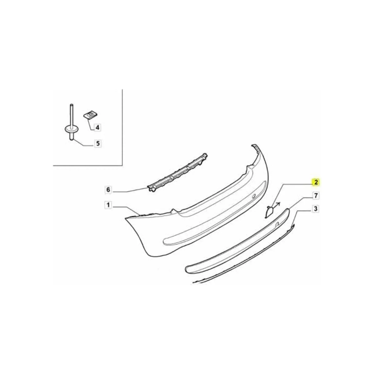 Cubierta de remolque para parachoques trasero, gancho de remolque, cubierta de ojo para 735455393, 500