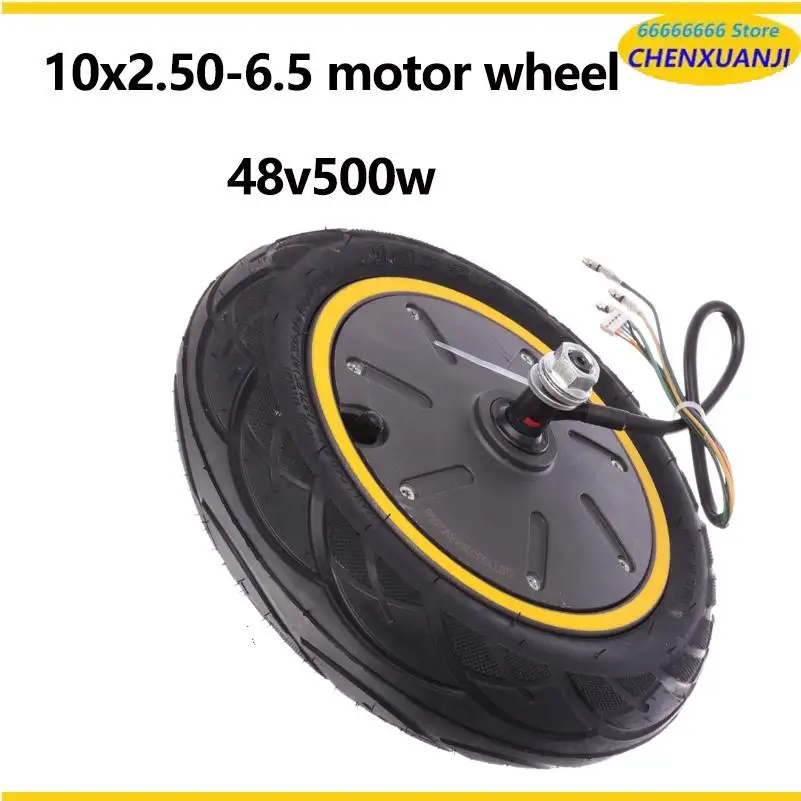

10x2.50-6.5 motor wheel 36V350W/48V500Wsuitable for Ninebot MAX G30 foldable portable electric scooter 10 inch motor replacement