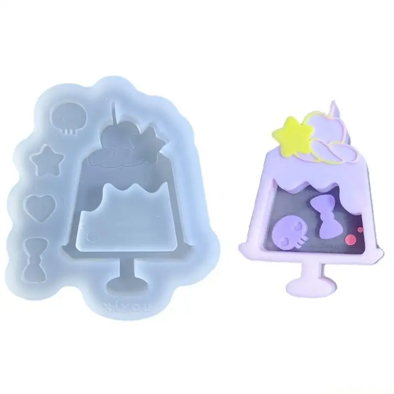 

D46E мягкие формы для подвесок, силиконовые формы для ключей, формы для мороженого, серьги, аксессуары для ручного изготовления,