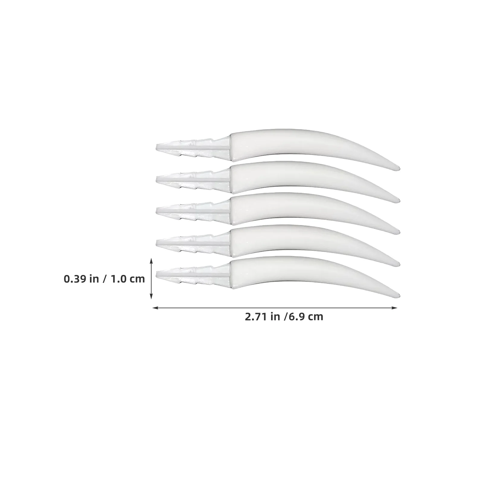 20 قطعة مجموعة فانغ اليقطين مخيف هالوين اليقطين الأسنان DIY بها بنفسك الأنياب البلاستيكية جاك يا فانوس هالوين الديكور الأحداث المدرسية