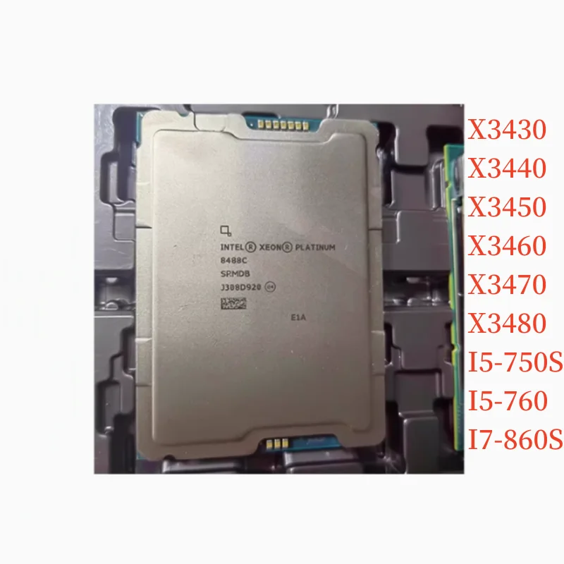 Intel I5-860S I5-760 X3480 X3470 X3460 X3450 X3440 X3430 I5-750S Quad Core CPU