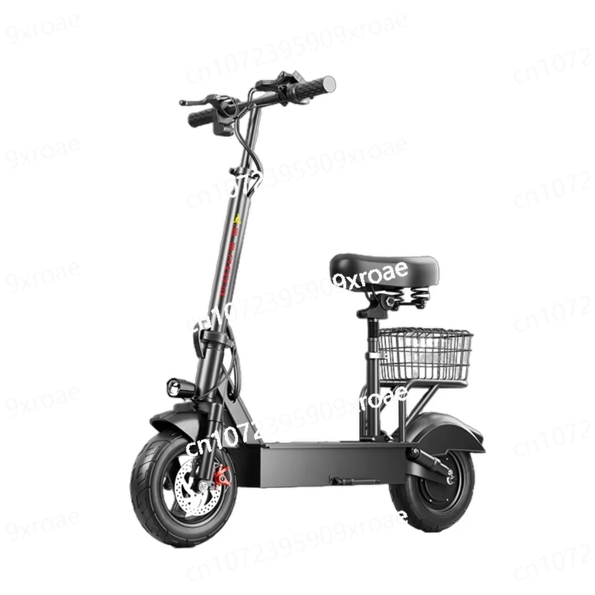 High-Power & Port Upgraded 48V Electric Scooter with Seat Foldable Design Adult Commuting Delivery 2-Wheel Mini E-Scooter