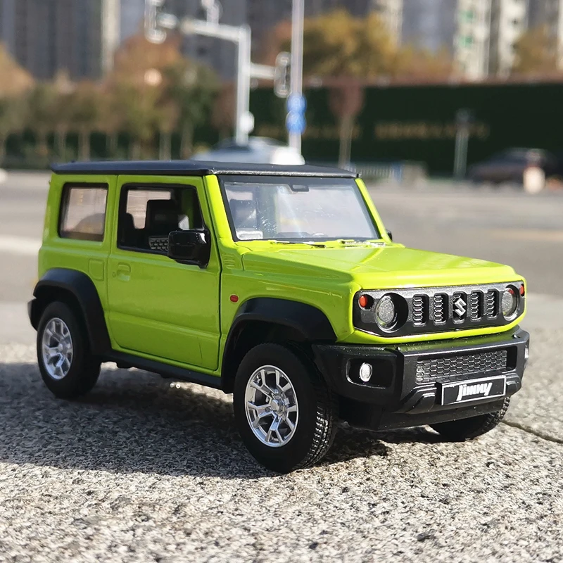 

1:24 SUZUKI Jimny Alloy Car Model Diecasts Metal Off-Road Vehicles Car Model Sound and Light Simulation Collection Kids Toy Gift