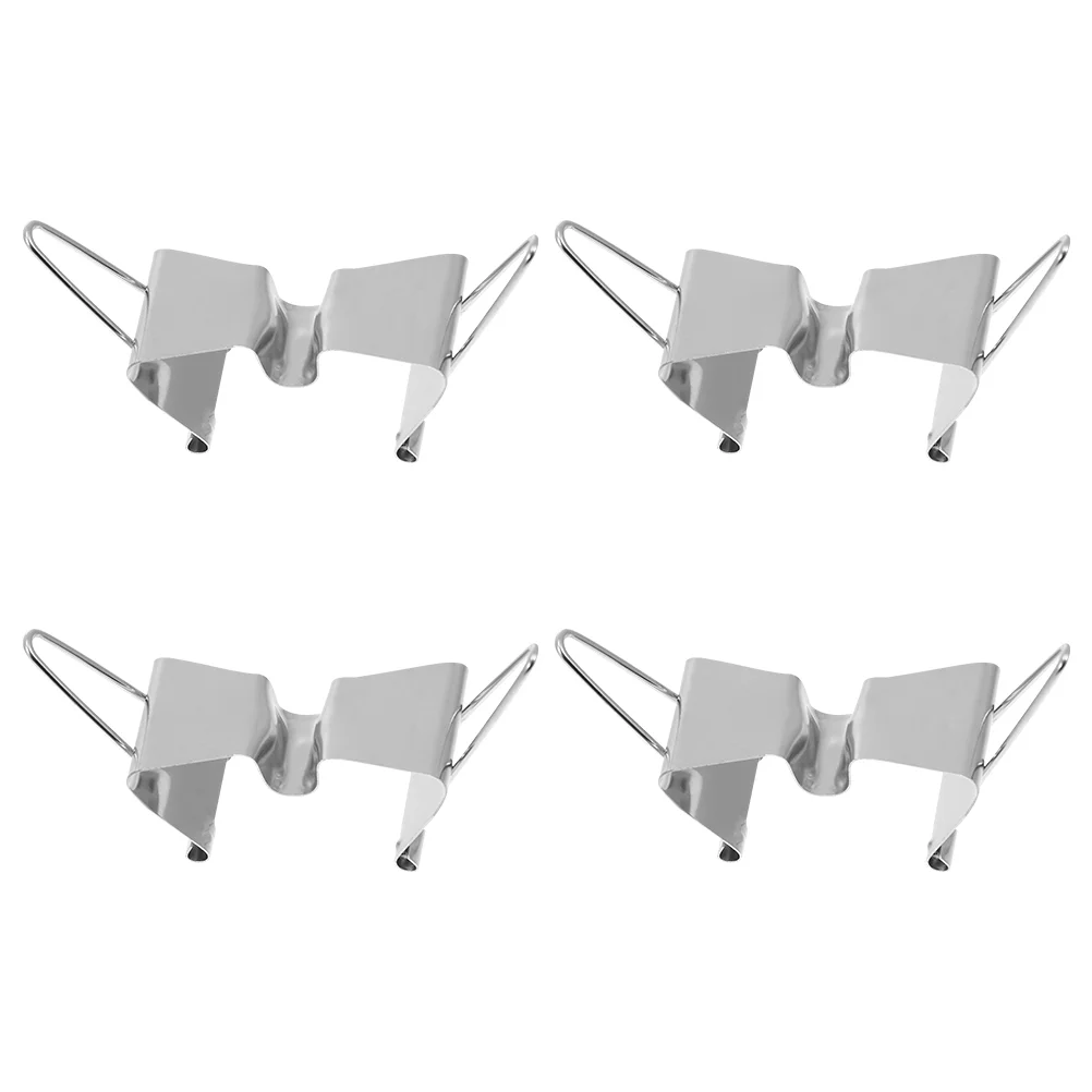 

4 Pcs Canvas Clip Oil Painting Separating Single Artist Clamps Wet Clips Stainless Steel Frame Holder