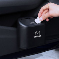 Hanging Pressing Car Trash Bin Storage Box Auto Interior Accessories For Mazda 3 5 6 323 626 CX-3 CX-4 CX-5 CX-7 CX-9 Axela MX3