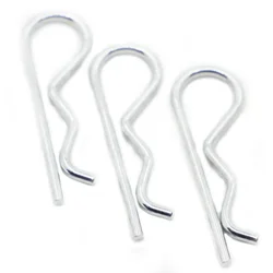 1/1.2/1.6/1.8/2/2.5/3/4/5mm Carbon Steel Spring R Type Cotter Pin Retaining Clips R-shaped Pin Clamp Hair Tractor Pin for Car