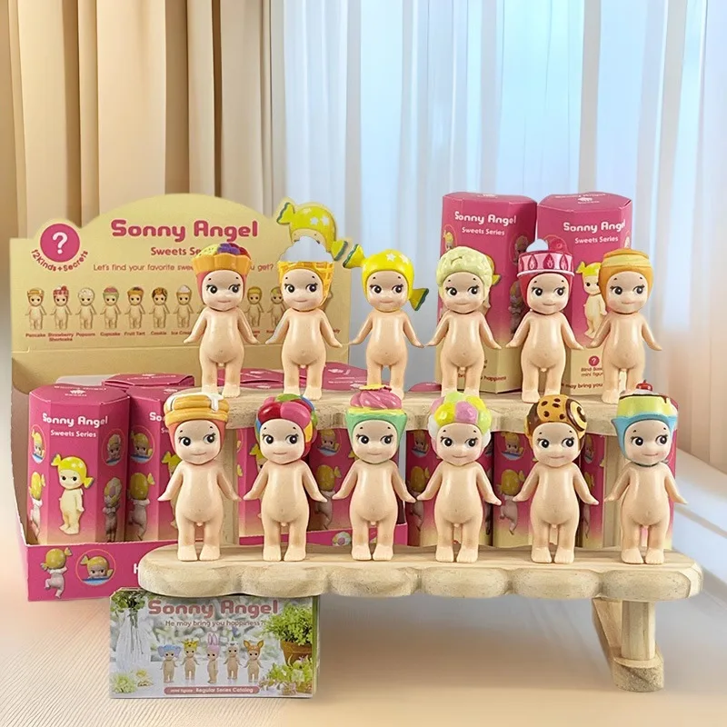 Sonny Angel Blind Box Candy Angel Collection Speelgoedfiguren Kerst Halloween Decoraties Cadeau voor kinderen en verzamelaars