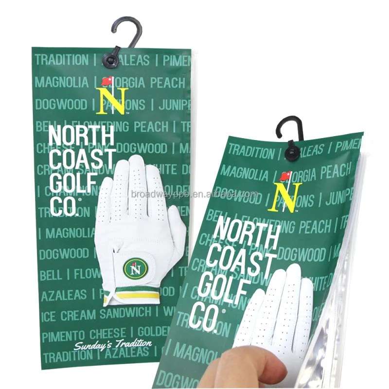 

2025customized.Custom Eco Friendly Matte Surface Mylar Foil Glove Packing Pouch With Reclosable Zipper