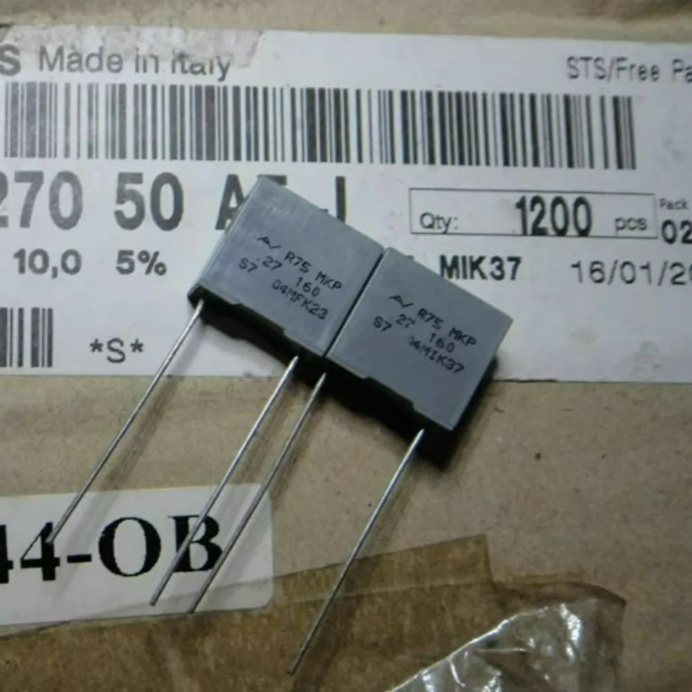 

20PCS AV R75 0.27uf/160V 270nf u27 274 Brand New 10mm Film Capacitor